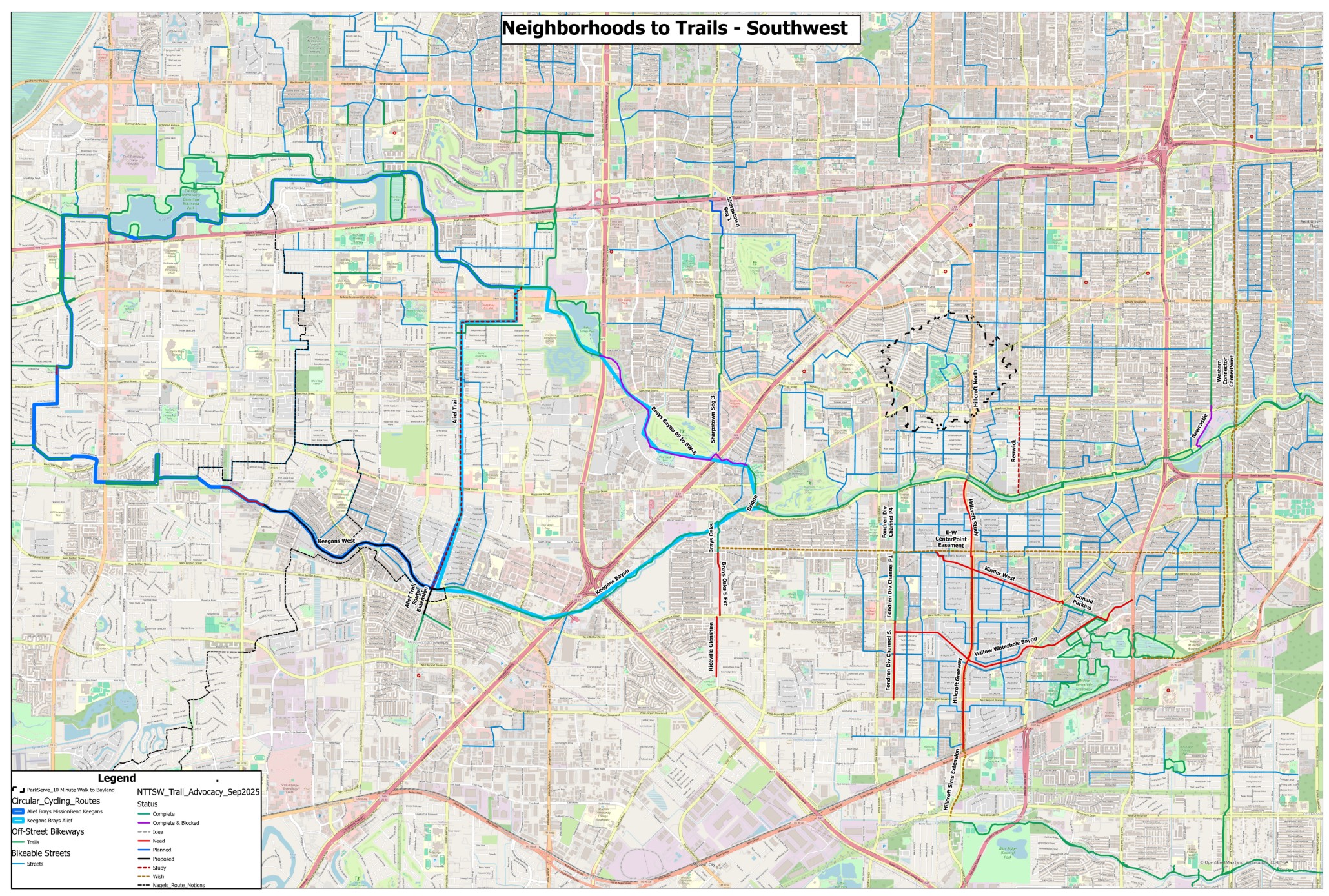 Regional Overview – Neighborhoods to Trails